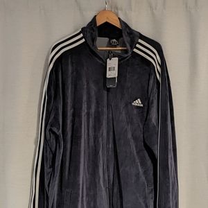 NWT Adidas Navy Track Jacket 2xl
